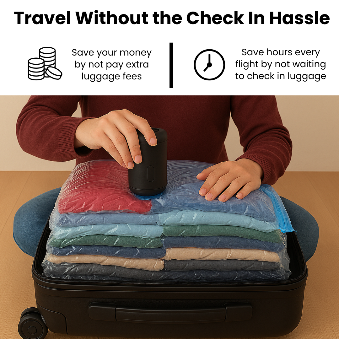 SmartPackr Travel Vacuum Kit