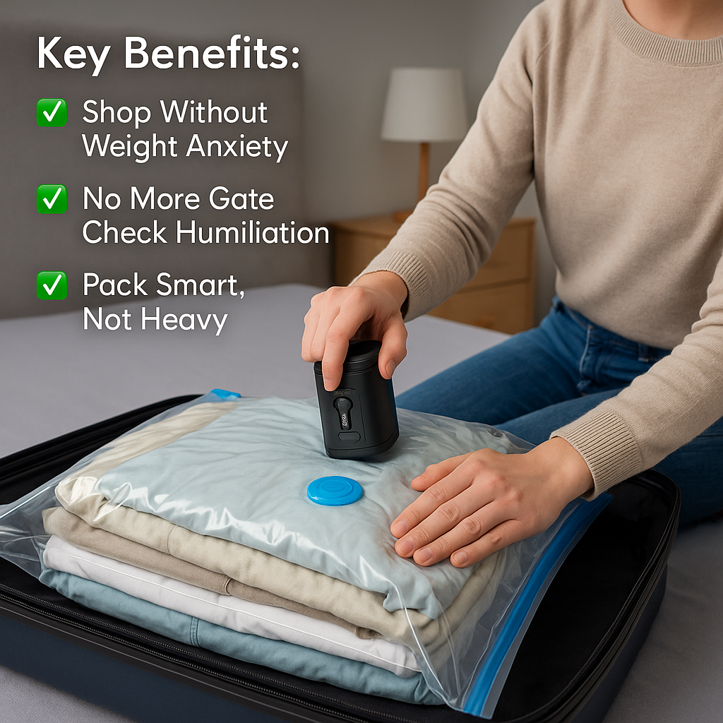 SmartPackr Travel Vacuum Kit