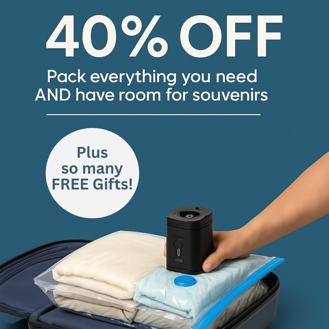 SmartPackr Travel Vacuum Kit