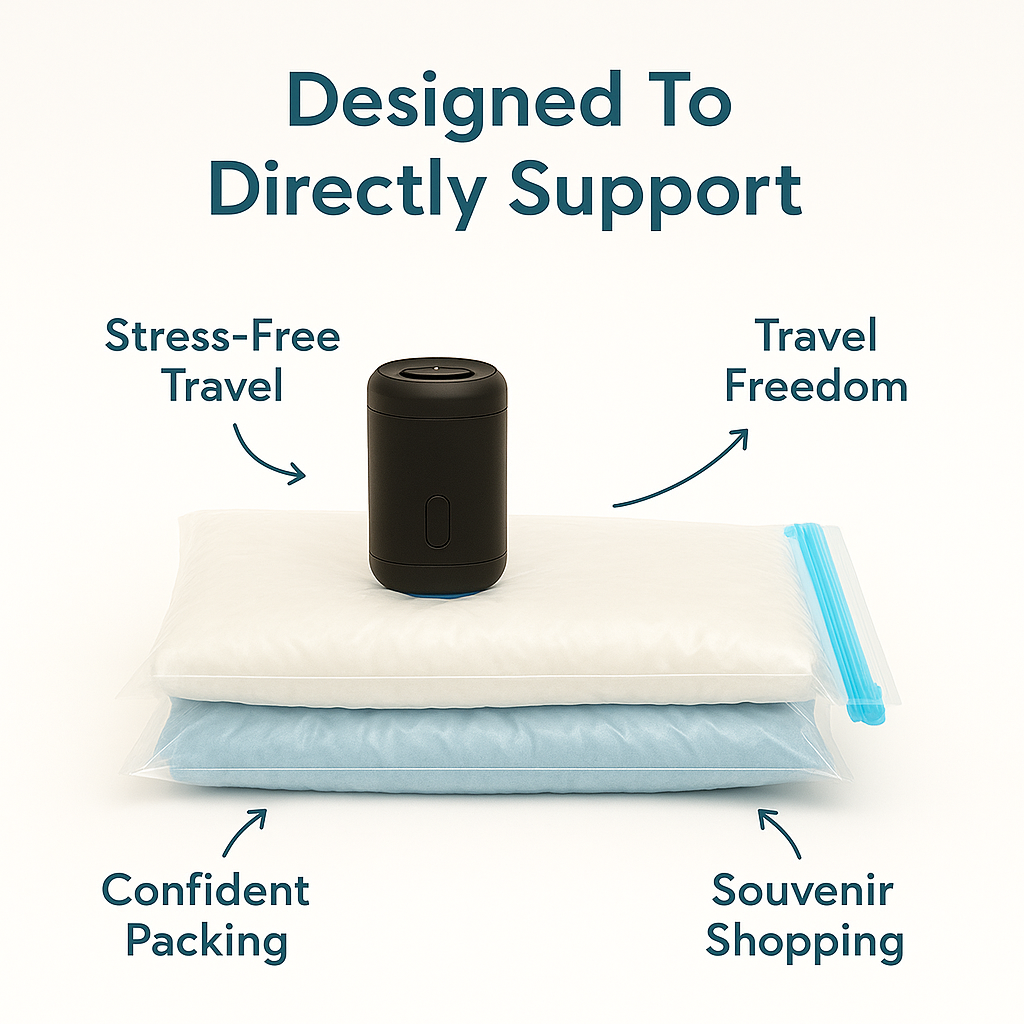 SmartPackr Travel Vacuum Kit